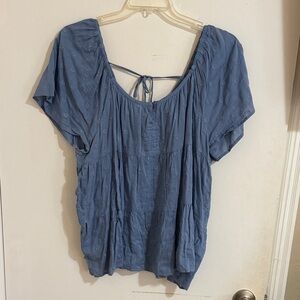 Old Navy Light Blue Women's Blouse